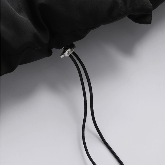 THERMAL SOLID SRAWSTRING PUFFER VEST - Picture 6 of 6